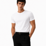 Matteo Basic Beyaz Slim Fit T-Shirt